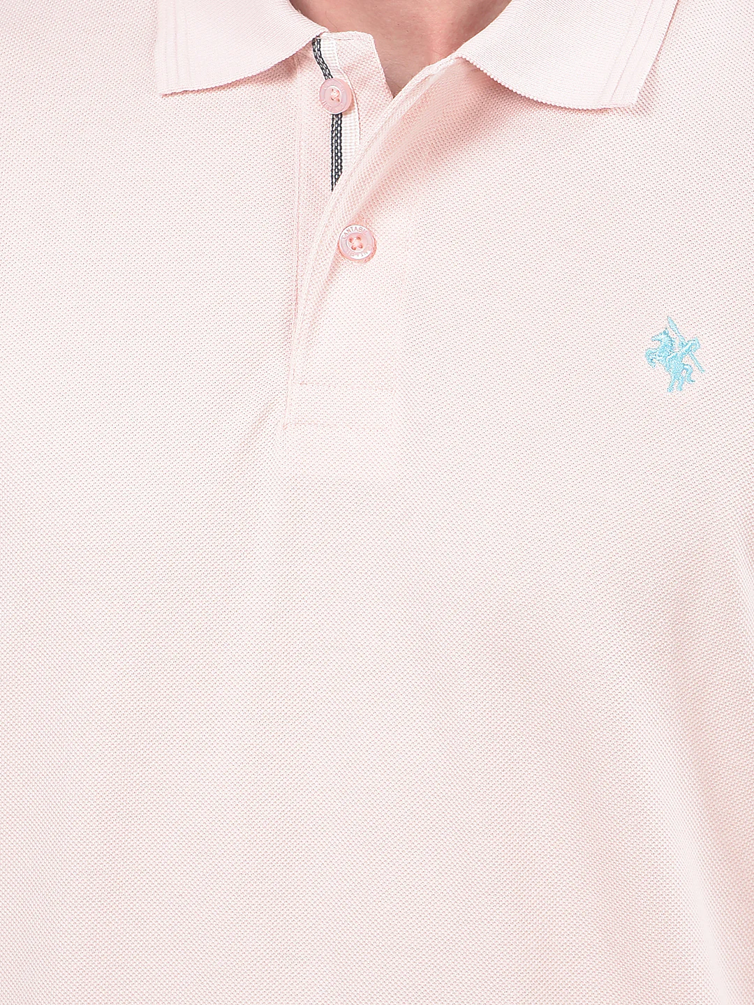 T-Shirt for Men | Breathable & Soft with Color Fastness Regular Fit Polo Neck Poly Cotton Fabric Solid Pattern - Image 7