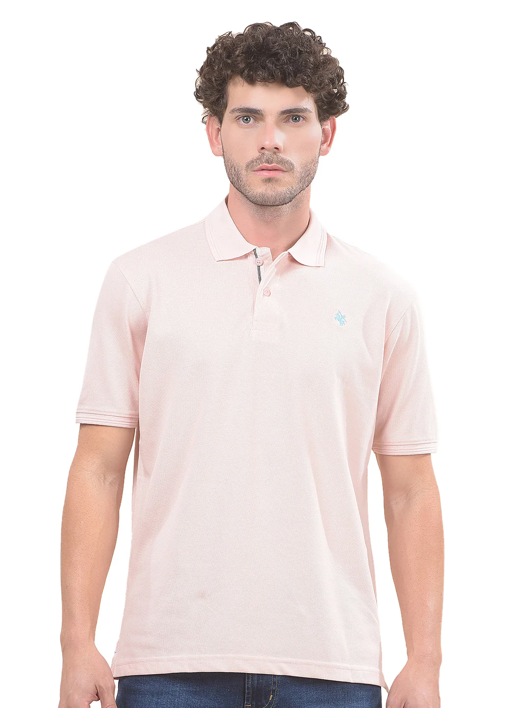 T-Shirt for Men | Breathable & Soft with Color Fastness Regular Fit Polo Neck Poly Cotton Fabric Solid Pattern - Image 9