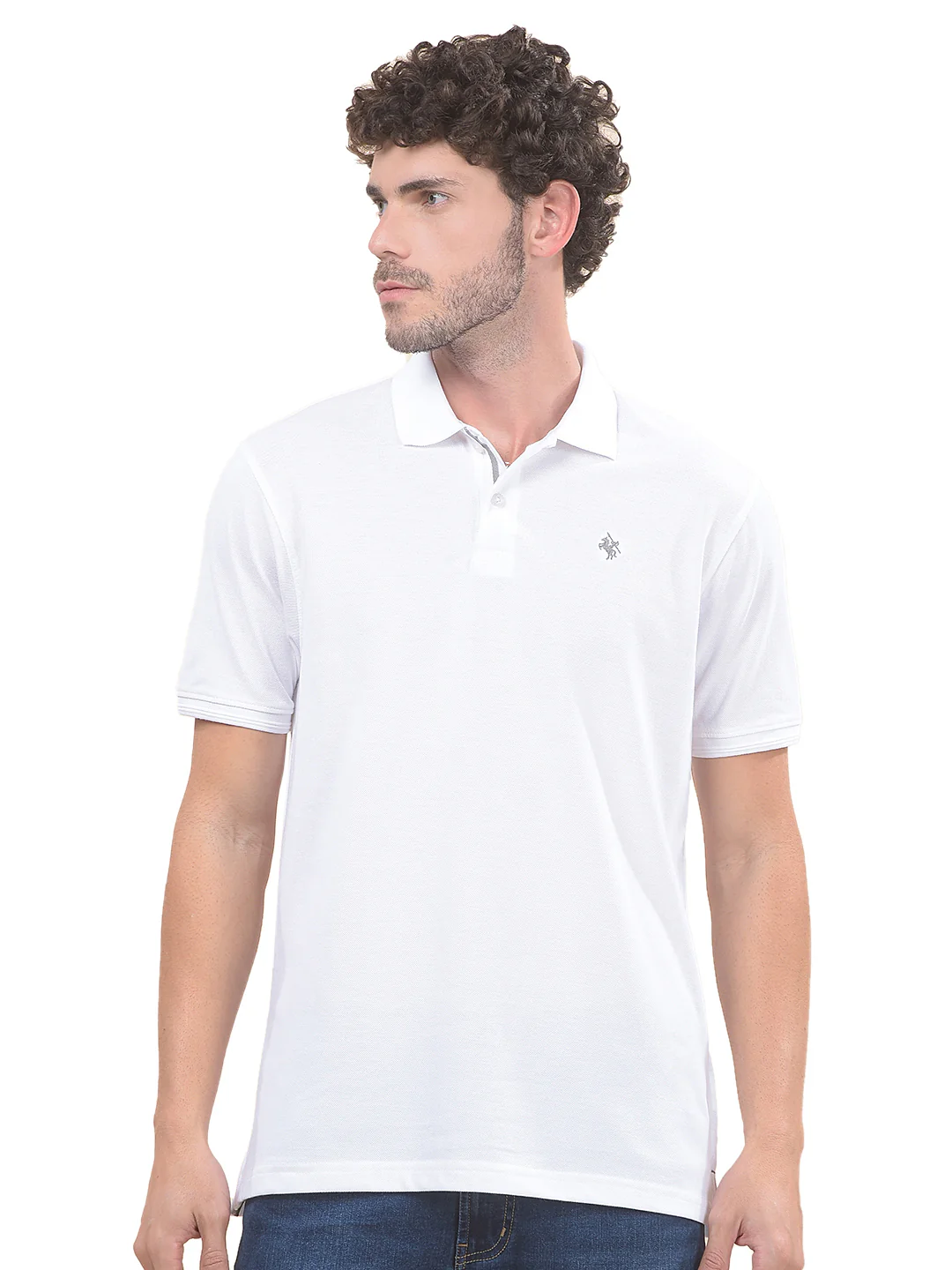T-Shirt for Men | Breathable & Soft with Color Fastness Regular Fit Polo Neck Poly Cotton Fabric Solid Pattern - Image 9
