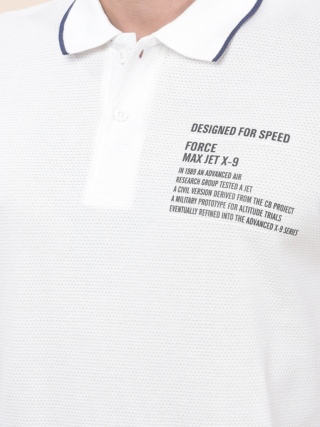 T-Shirt for Men | Breathable & Soft with Color Fastness Regular Fit Polo Neck Poly Cotton Fabric Solid Pattern - Image 7