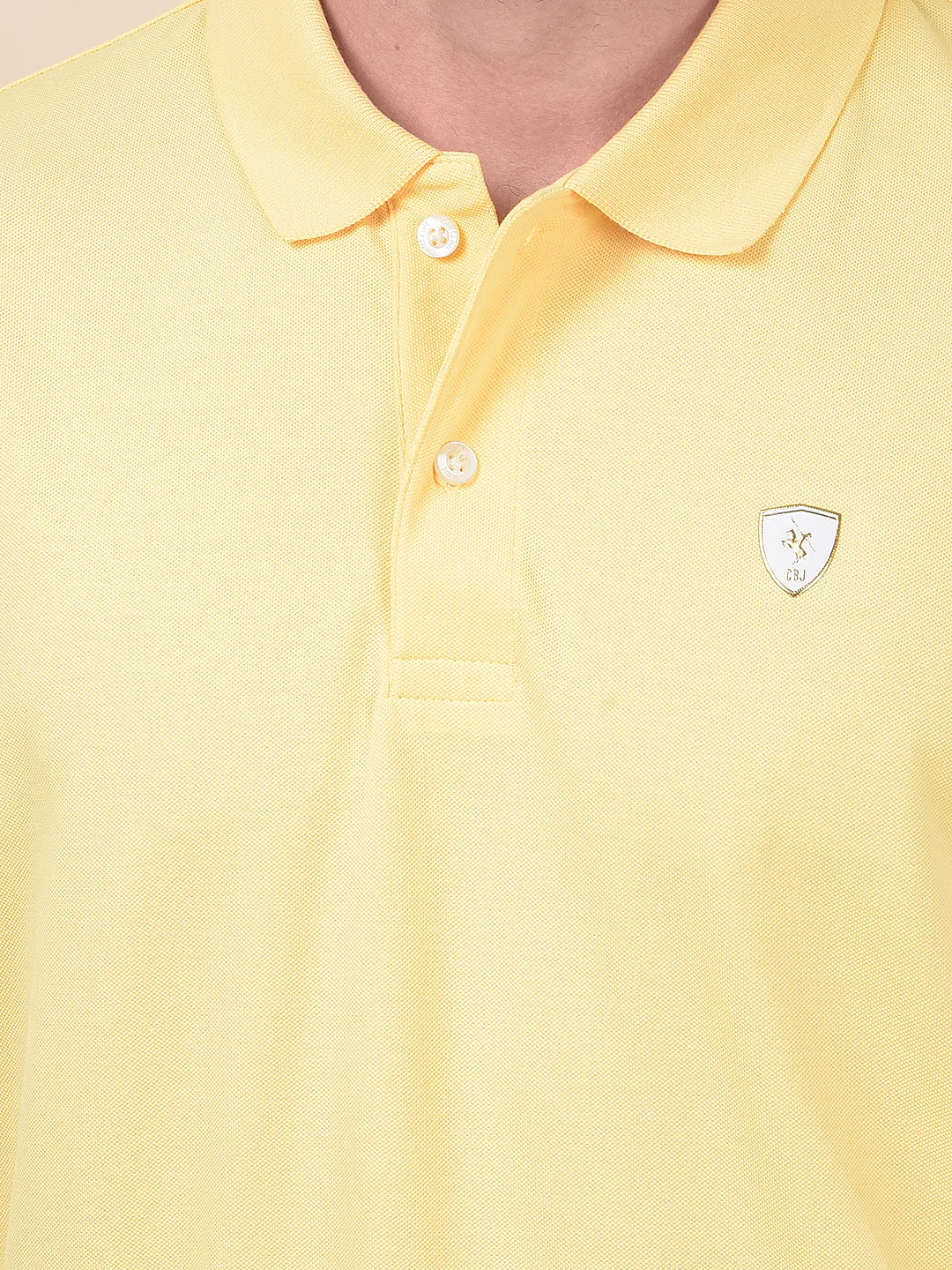 T-Shirt for Men | Breathable & Soft with Color Fastness Regular Fit Polo Neck Poly Cotton Fabric Solid Pattern - Image 9