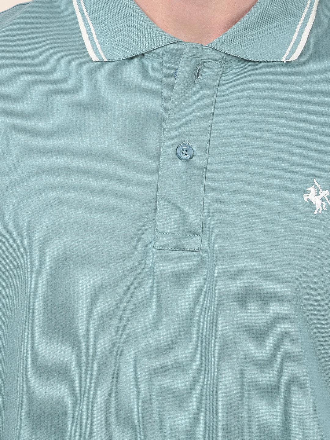 T-Shirt for Men | Breathable & Soft with Color Fastness Regular Fit Polo Neck Pure Cotton Fabric Solid Pattern - Image 6