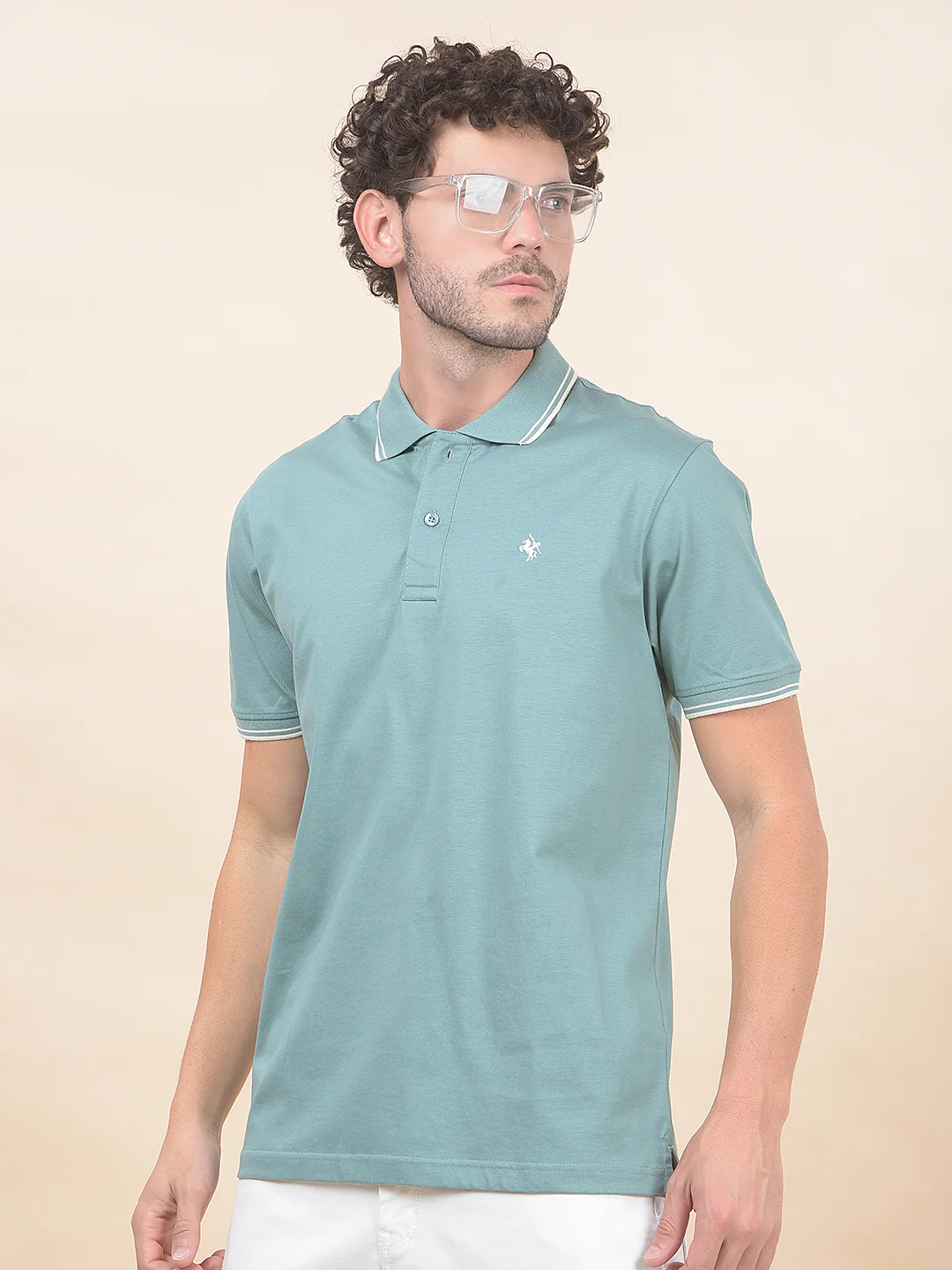 T-Shirt for Men | Breathable & Soft with Color Fastness Regular Fit Polo Neck Pure Cotton Fabric Solid Pattern - Image 8