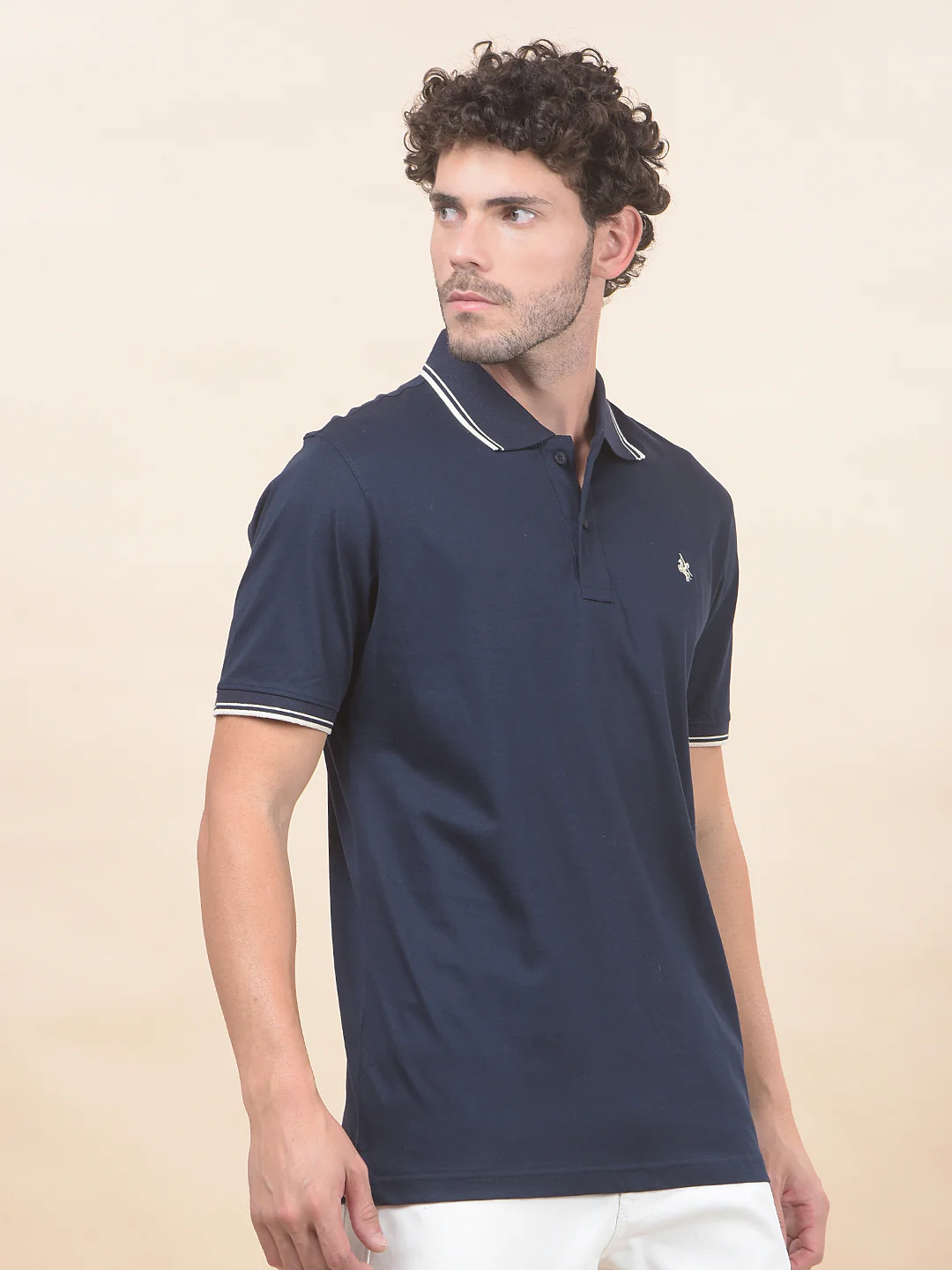 T-Shirt for Men | Breathable & Soft with Color Fastness Regular Fit Polo Neck Pure Cotton Fabric Solid Pattern - Image 6