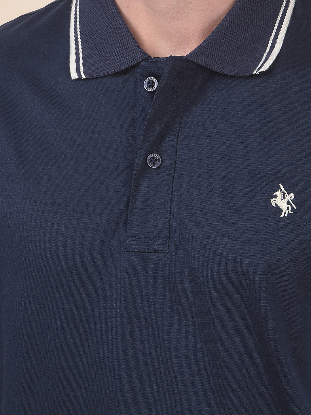 T-Shirt for Men | Breathable & Soft with Color Fastness Regular Fit Polo Neck Pure Cotton Fabric Solid Pattern - Image 7
