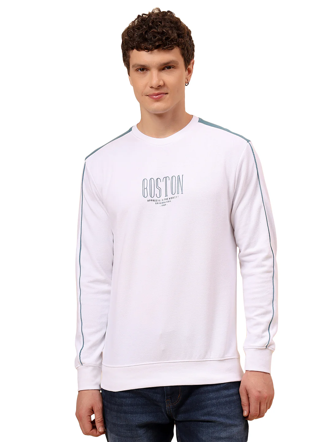 T-Shirt for Men | Breathable & Soft with Color Fastness Regular Fit Round Neck Poly Cotton Fabric Printed Pattern - Image 9