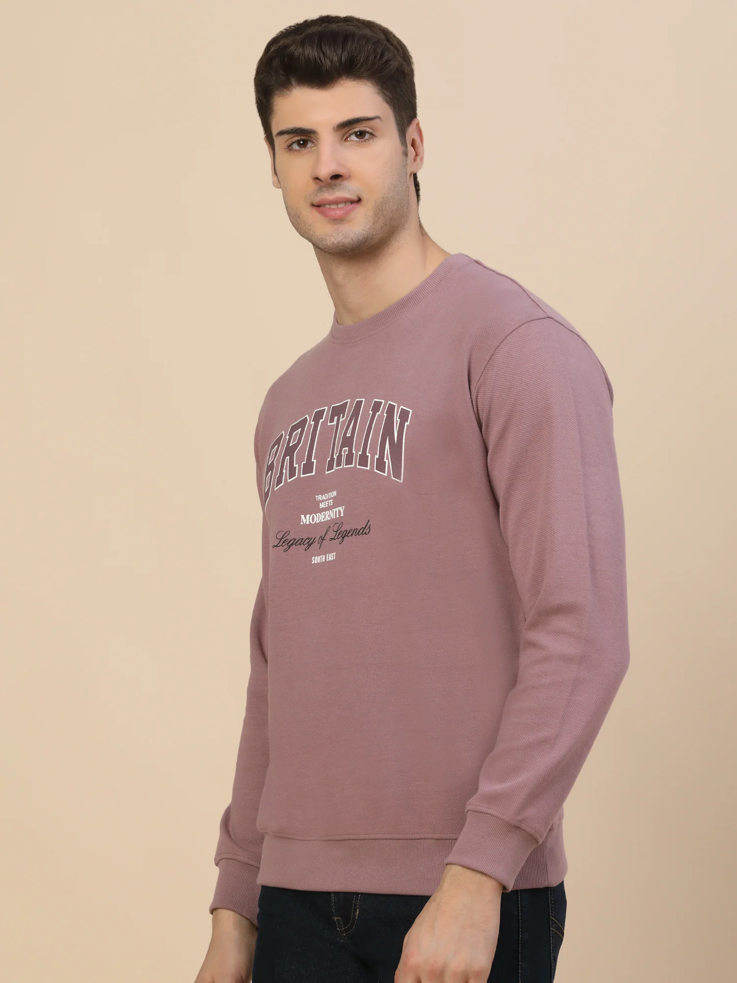 T-Shirt for Men | Breathable & Soft with Color Fastness Regular Fit Round Neck Poly Cotton Fabric Printed Pattern - Image 2