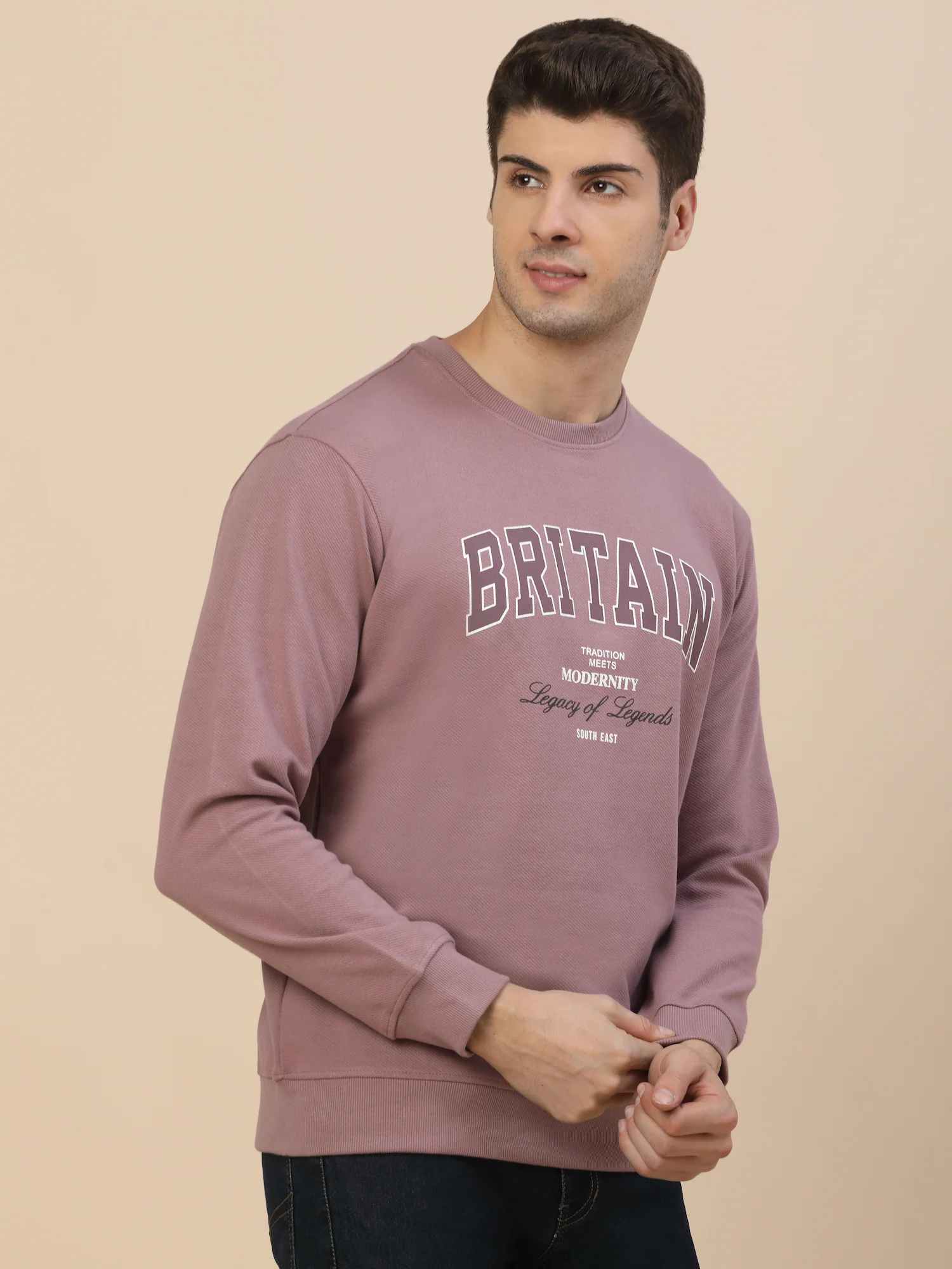 T-Shirt for Men | Breathable & Soft with Color Fastness Regular Fit Round Neck Poly Cotton Fabric Printed Pattern - Image 3