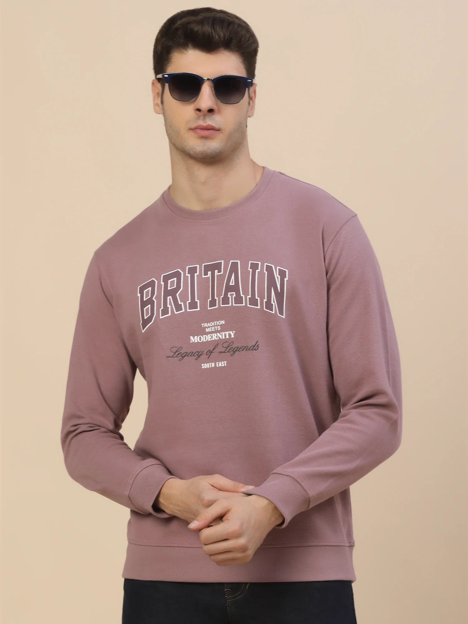 T-Shirt for Men | Breathable & Soft with Color Fastness Regular Fit Round Neck Poly Cotton Fabric Printed Pattern - Image 7