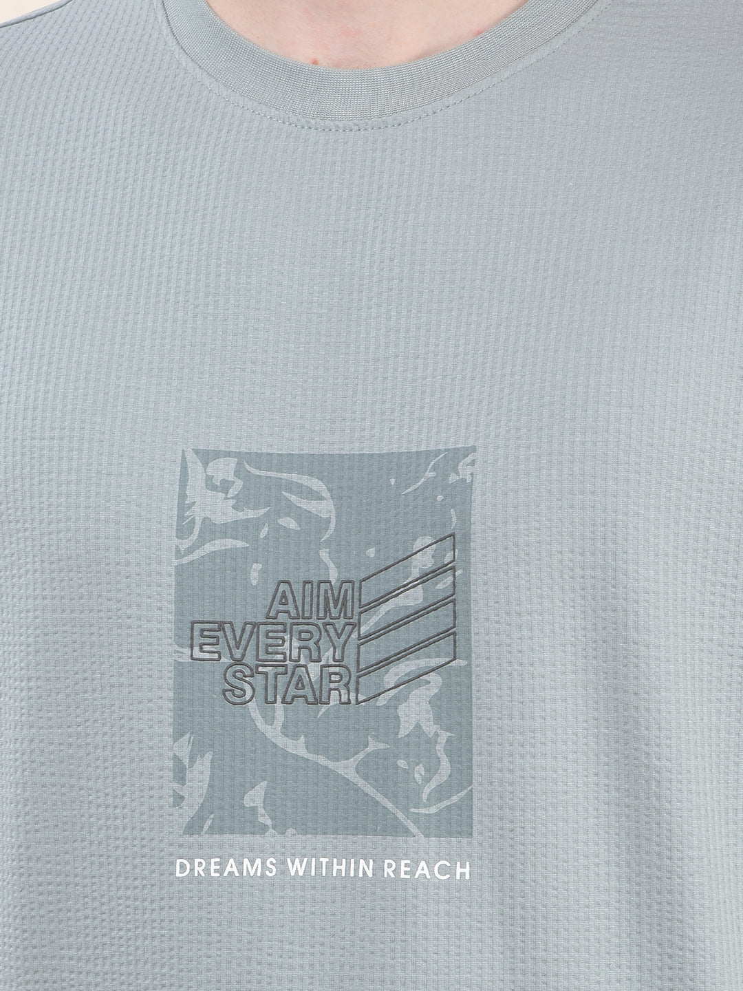 T-Shirt for Men | Breathable & Soft with Color Fastness Regular Fit Round Neck Poly Cotton Fabric Printed Pattern - Image 9