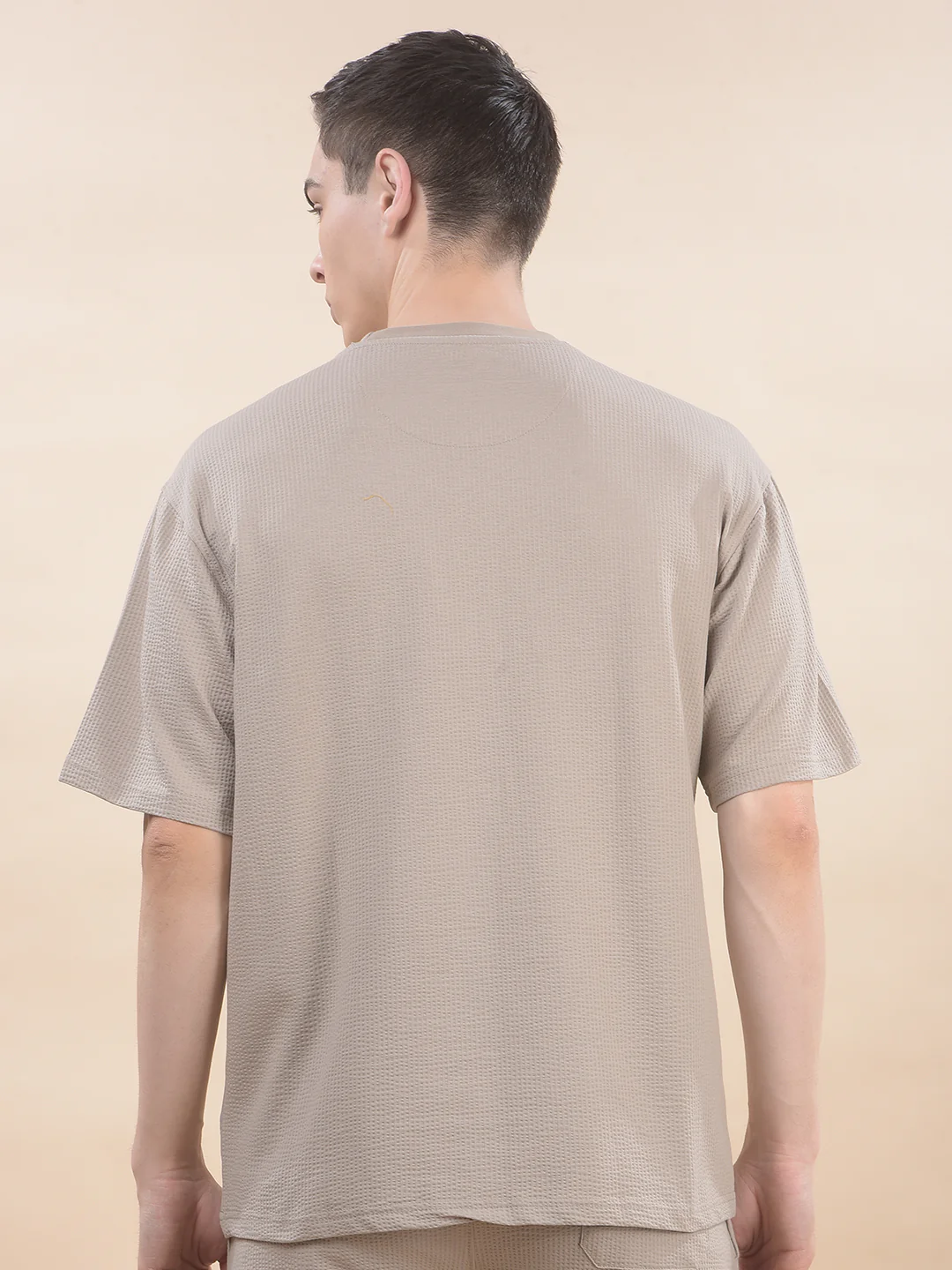 T-Shirt for Men | Breathable & Soft with Color Fastness Regular Fit Round Neck Poly Cotton Fabric Printed Pattern - Image 2