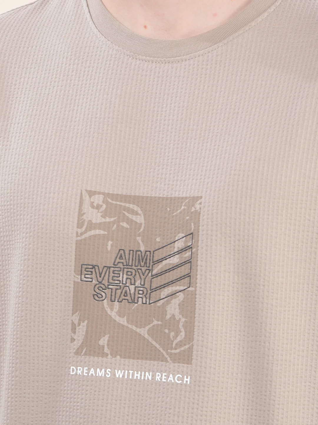 T-Shirt for Men | Breathable & Soft with Color Fastness Regular Fit Round Neck Poly Cotton Fabric Printed Pattern - Image 9