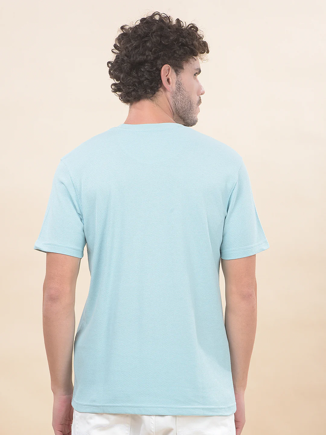 T-Shirt for Men | Breathable & Soft with Color Fastness Regular Fit Round Neck Poly Cotton Fabric Printed Pattern - Image 2