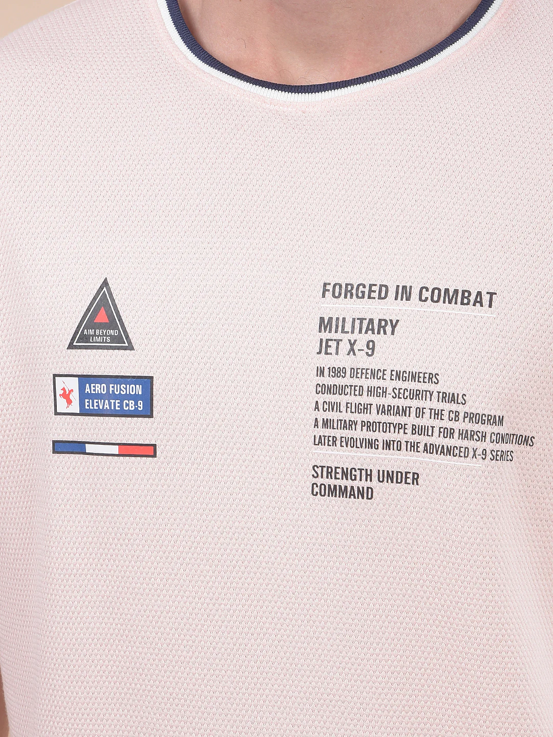 T-Shirt for Men | Breathable & Soft with Color Fastness Regular Fit Round Neck Poly Cotton Fabric Printed Pattern - Image 8