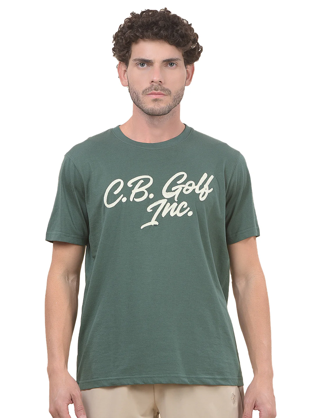 T-Shirt for Men | Breathable & Soft with Color Fastness Regular Fit Round Neck Poly Cotton Fabric Printed Pattern - Image 9