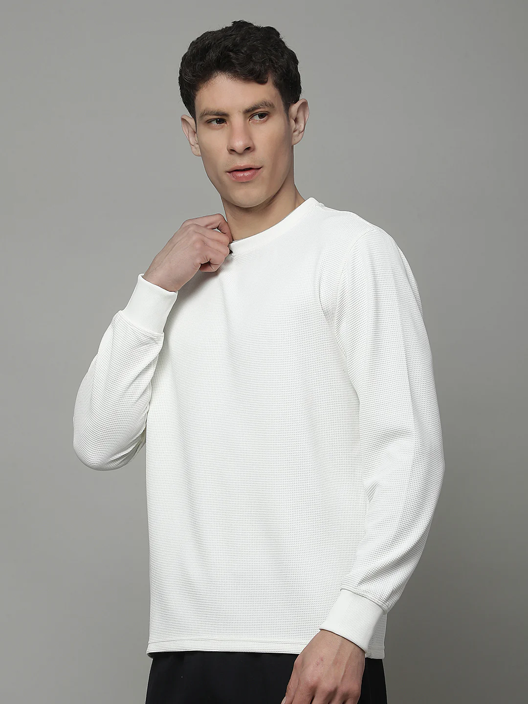 T-Shirt for Men | Breathable & Soft with Color Fastness Regular Fit Round Neck Poly Cotton Fabric Solid Pattern - Image 5