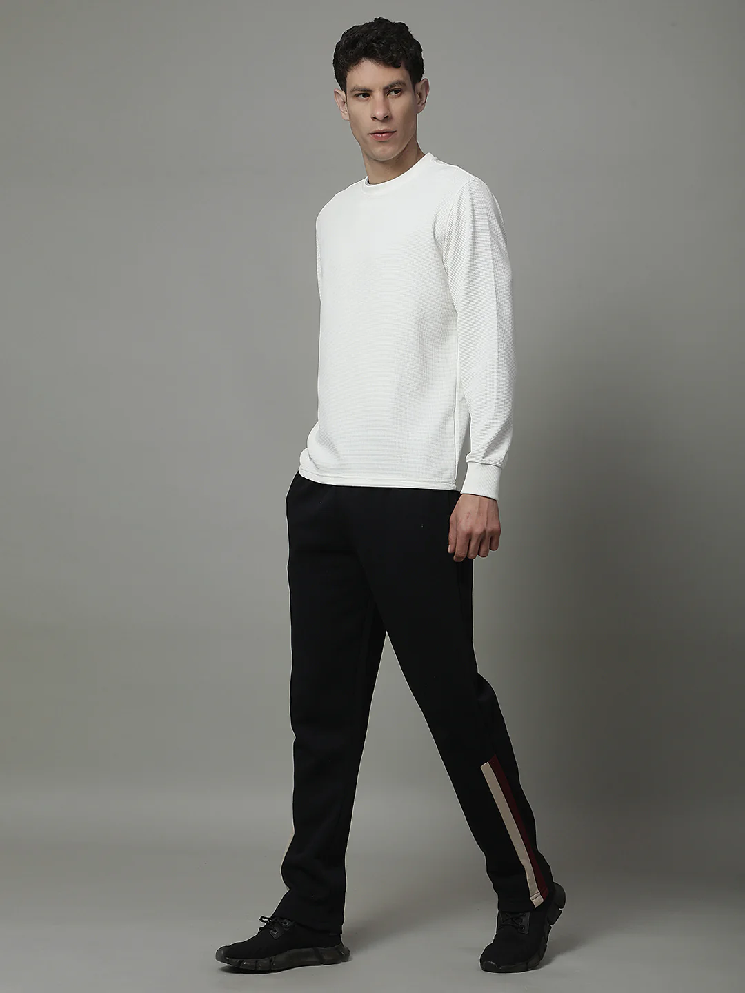 T-Shirt for Men | Breathable & Soft with Color Fastness Regular Fit Round Neck Poly Cotton Fabric Solid Pattern - Image 7