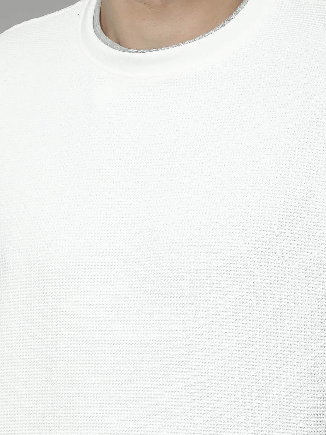 T-Shirt for Men | Breathable & Soft with Color Fastness Regular Fit Round Neck Poly Cotton Fabric Solid Pattern - Image 8