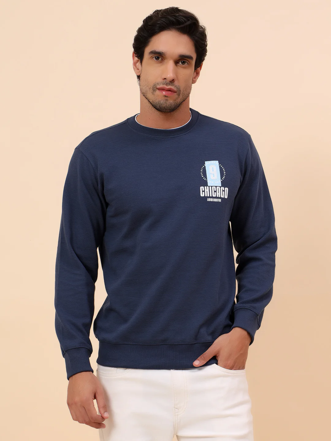 T-Shirt for Men l Breathable & Soft with Color Fastness Regular Fit Poly Cotton Fabric Printed Pattern - Image 3