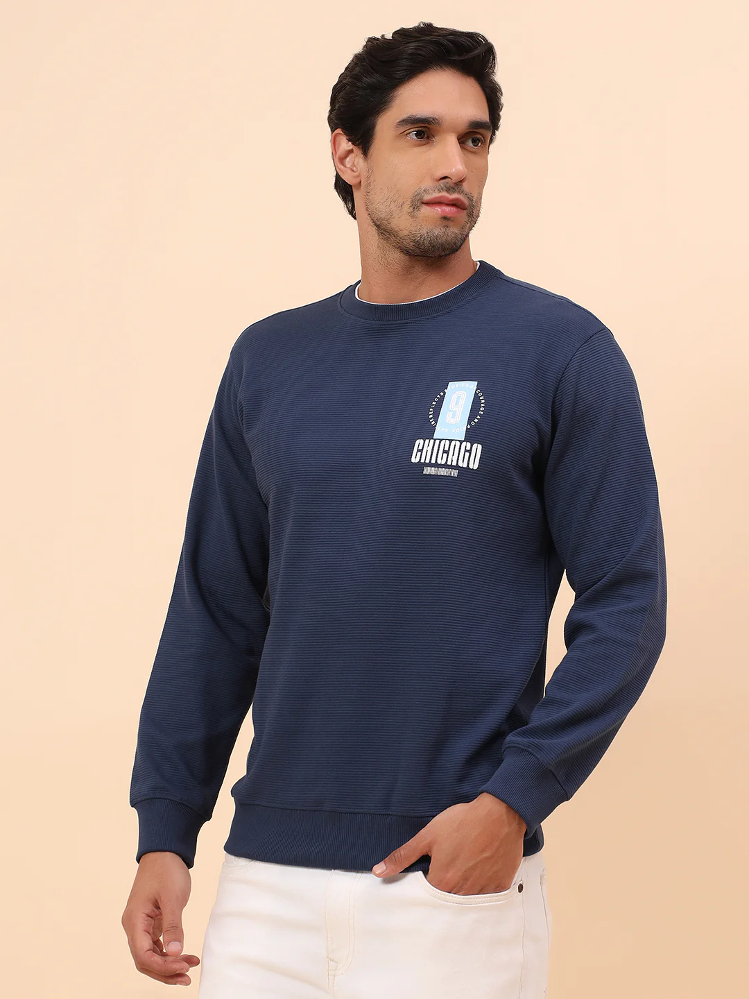 T-Shirt for Men l Breathable & Soft with Color Fastness Regular Fit Poly Cotton Fabric Printed Pattern - Image 4