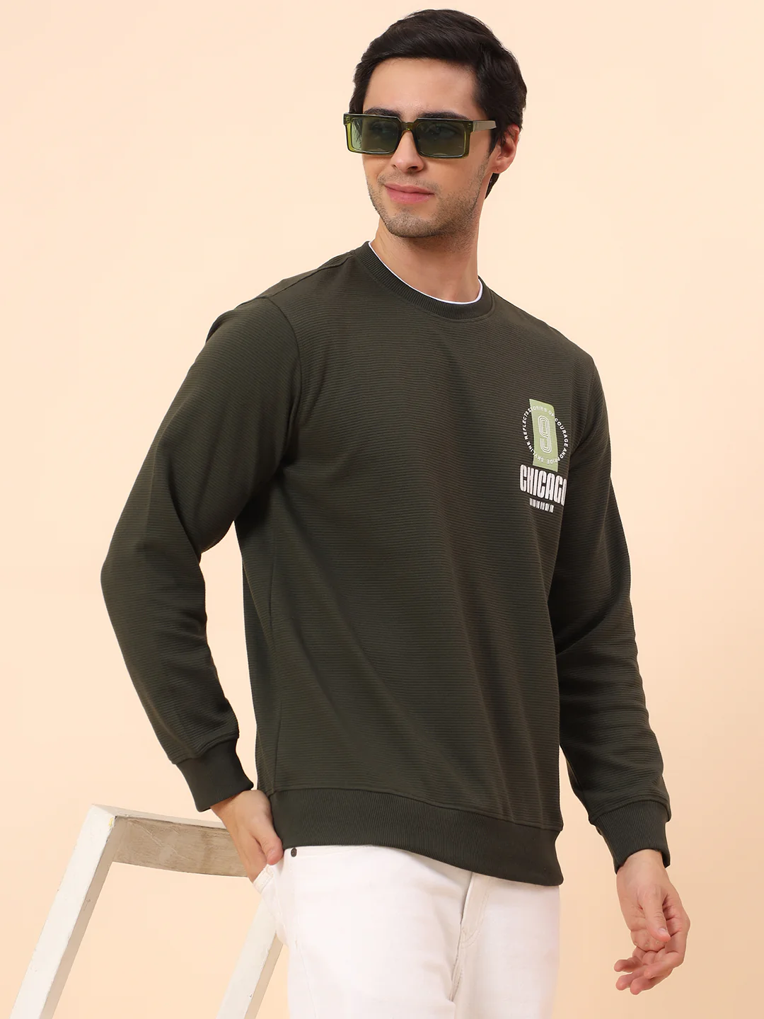T-Shirt for Men l Breathable & Soft with Color Fastness Regular Fit Poly Cotton Fabric Printed Pattern - Image 2
