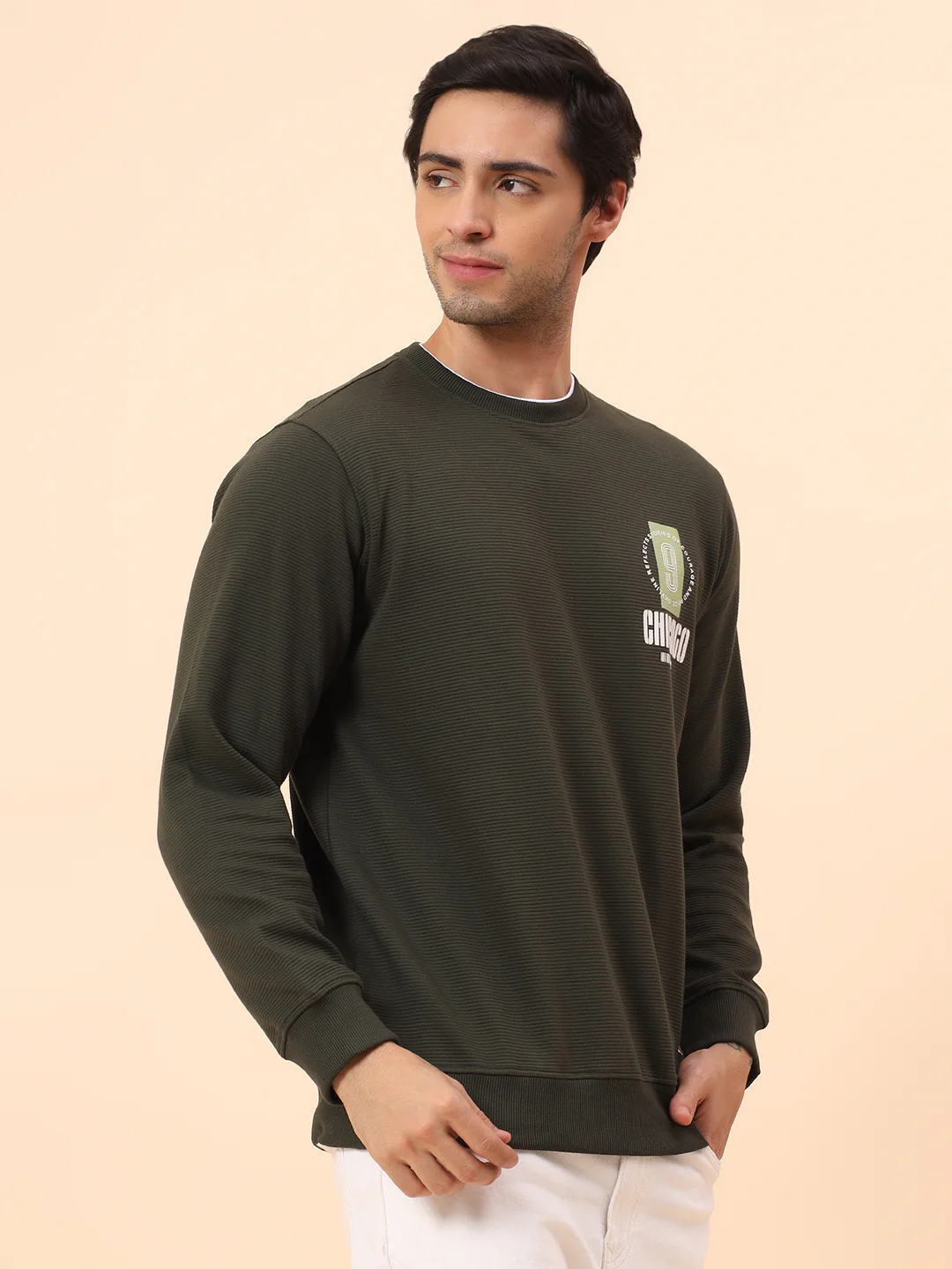 T-Shirt for Men l Breathable & Soft with Color Fastness Regular Fit Poly Cotton Fabric Printed Pattern - Image 5