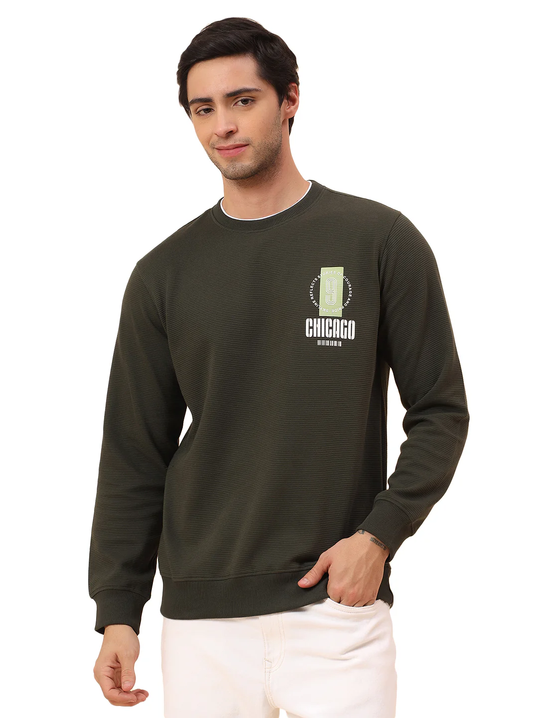 T-Shirt for Men l Breathable & Soft with Color Fastness Regular Fit Poly Cotton Fabric Printed Pattern - Image 9