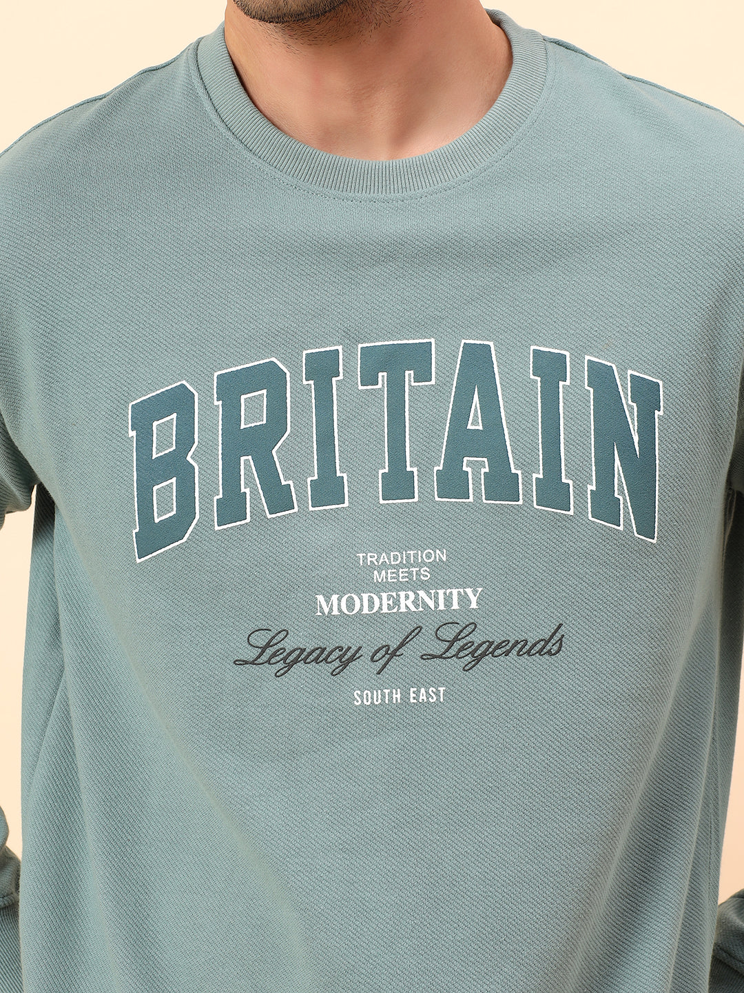 T-Shirt for Men l Breathable & Soft with Color Fastness Regular Fit Poly Cotton Fabric Printed Pattern - Image 7