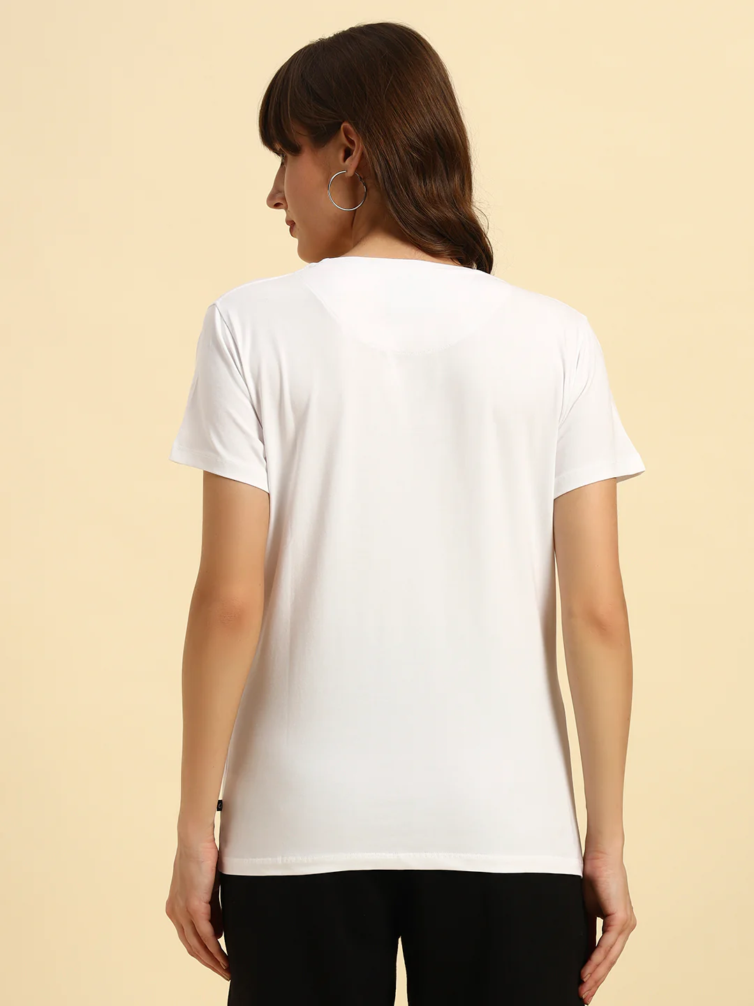 T-Shirt for Women | Breathable & Soft with Color Fastness Regular Fit Round Neck Cotton Fabric Printed Pattern - Image 7