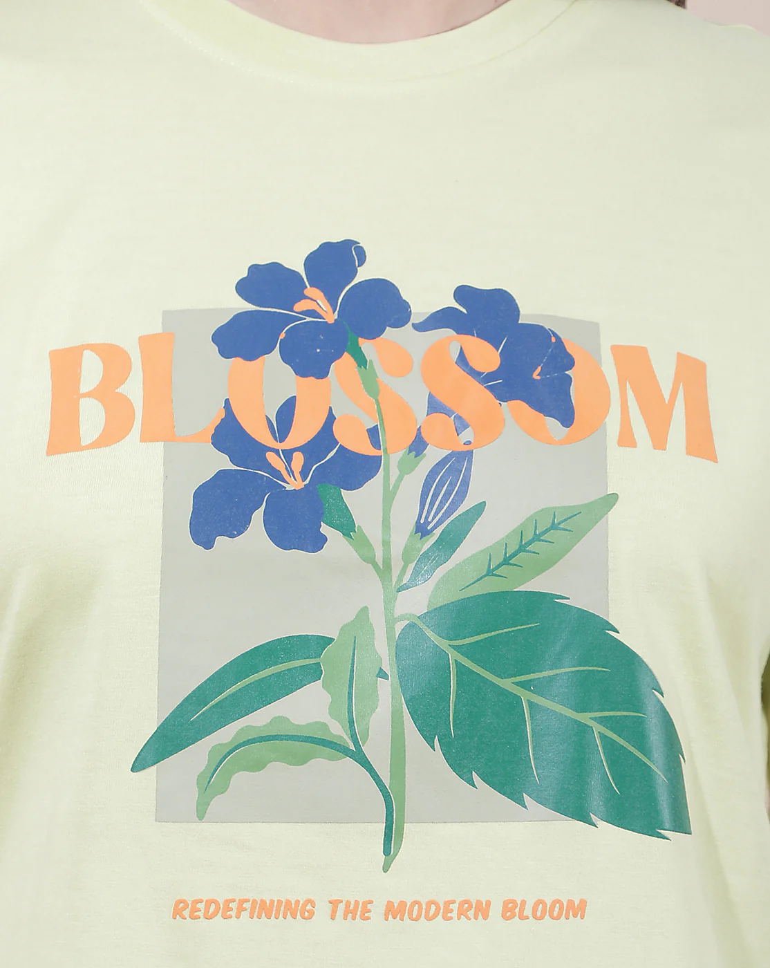 T-Shirt for Women l Breathable & Soft with Color Fastness Regular Fit Round Neck Poly Cotton Fabric Printed Pattern - Image 7