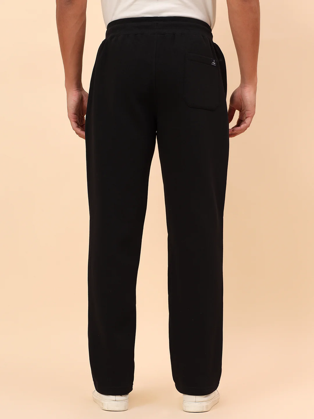 Track Pants for Men | Breathable & Soft with Color Fastness Regular Fit Fleece Fabric Solid Pattern Drawstring Closure - Image 6