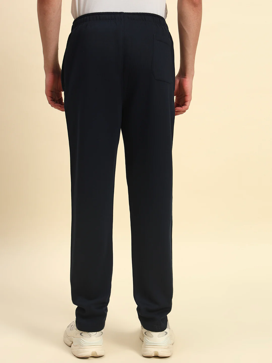 Track Pants for Men | Breathable & Soft with Color Fastness Regular Fit Fleece Fabric Solid Pattern Drawstring Closure - Image 9