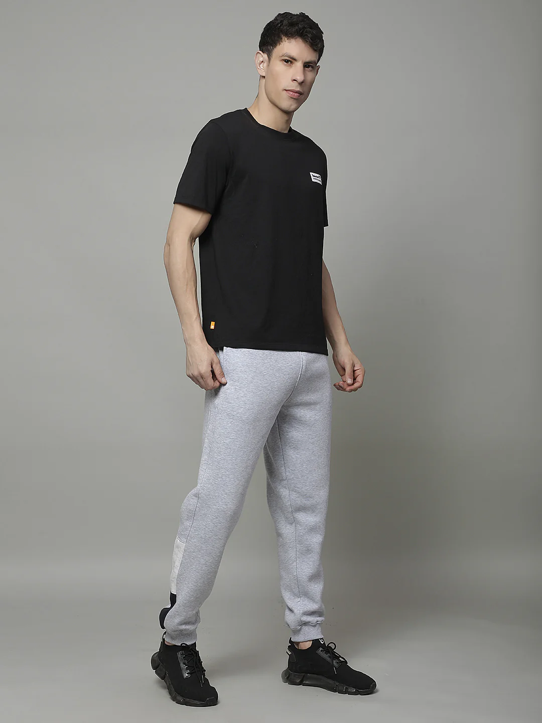 Track Pants for Men | Breathable & Soft with Color Fastness Regular Fit Fleece Solid Pattern Drawstring Closure - Image 4
