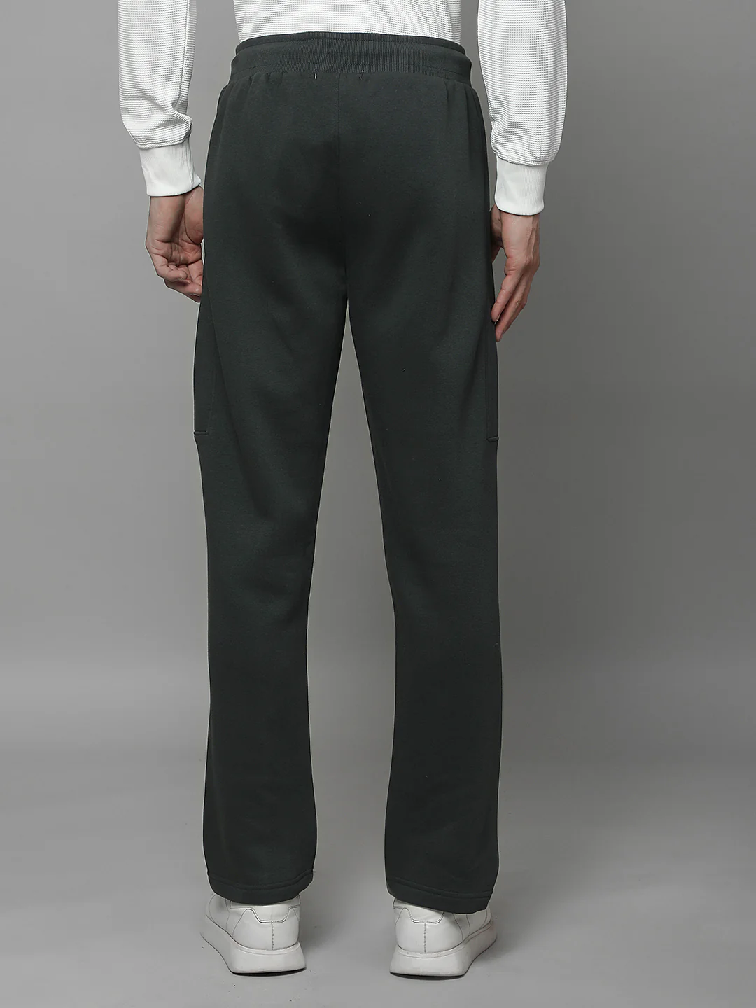 Track Pants for Men | Breathable & Soft with Color Fastness Regular Fit Fleece Solid Pattern Drawstring Closure - Image 7