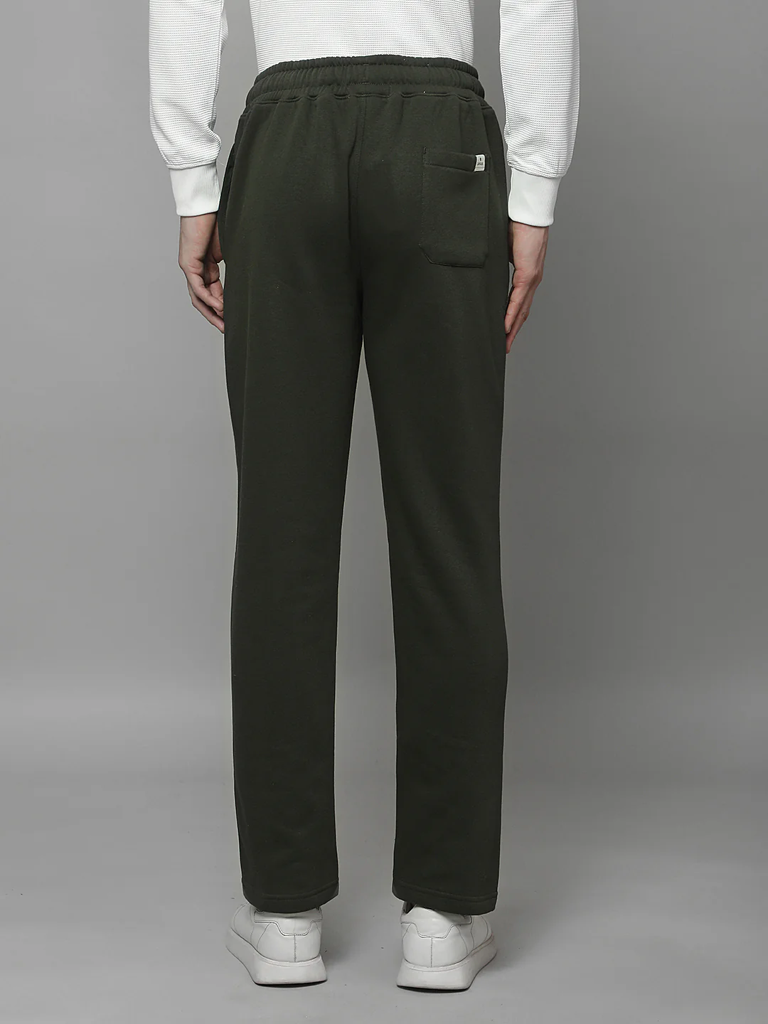 Track Pants for Men | Breathable & Soft with Color Fastness Regular Fit Fleece Solid Pattern Drawstring Closure - Image 4