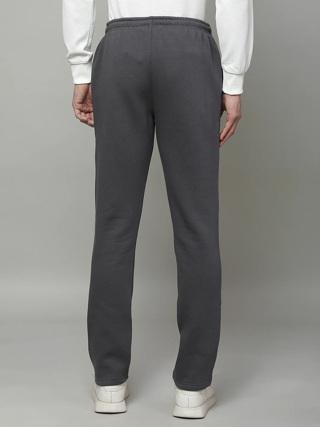 Track Pants for Men | Breathable & Soft with Color Fastness Regular Fit Fleece Solid Pattern Drawstring Closure - Image 6