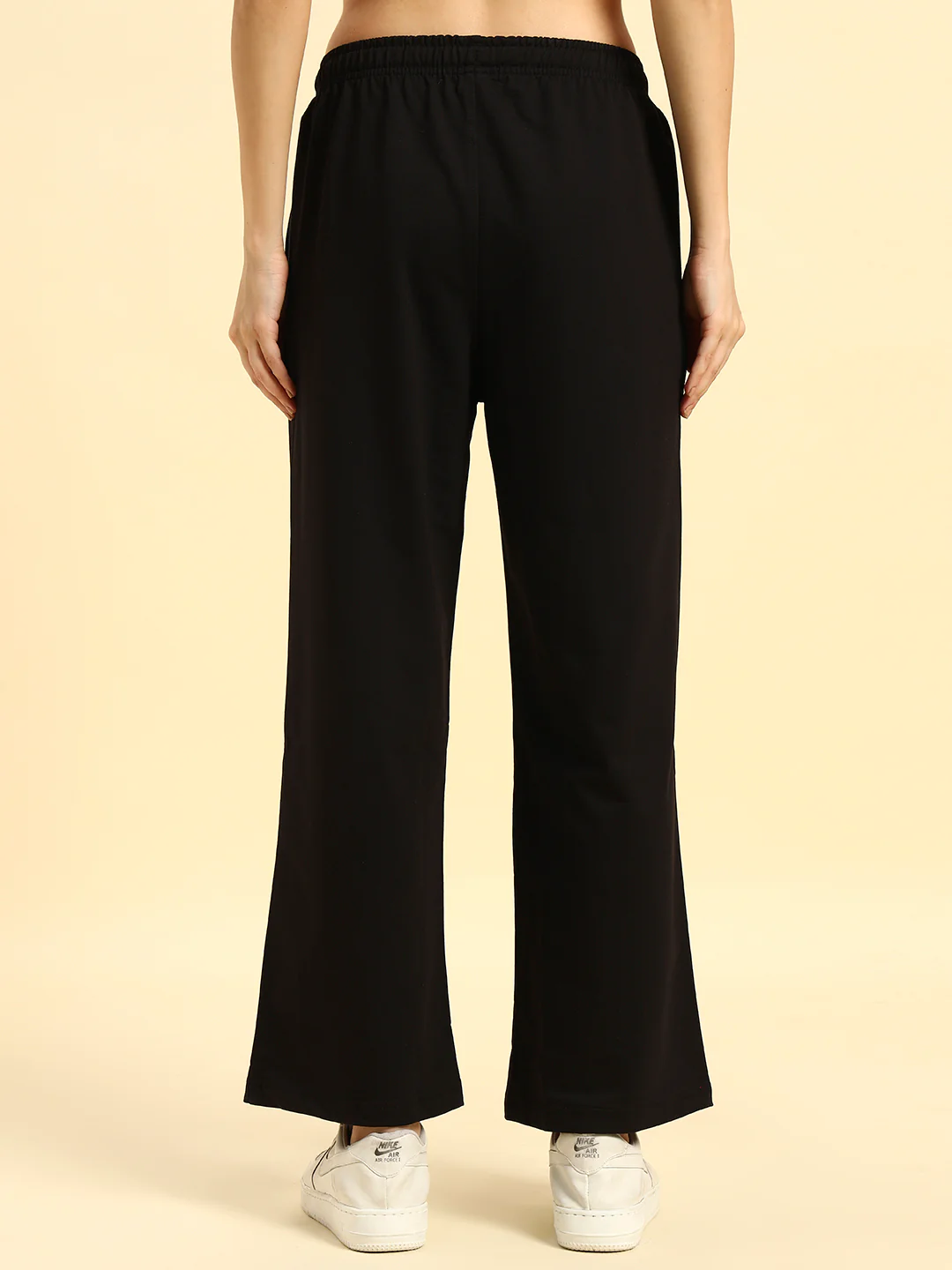 Track Pants for Women | Breathable & Soft with Color Fastnes Regular Fit Poly Cotton Fabric Solid Pattern Drawstring Closure - Image 8