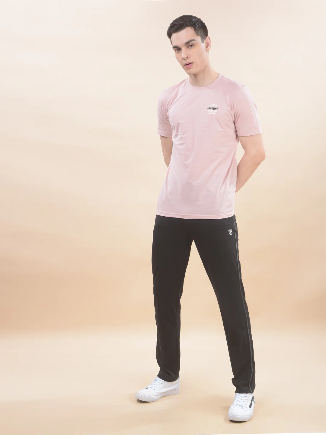 Track Pants for Men l Breathable & Soft with Color Fastness Regular Fit Poly Cotton Solid Pattern Drawstring Closure - Image 7