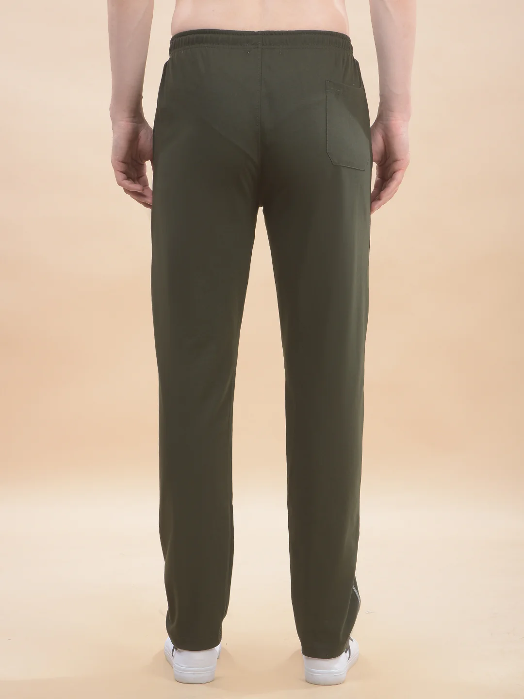 Track Pants for Men l Breathable & Soft with Color Fastness Regular Fit Poly Cotton Solid Pattern Drawstring Closure - Image 4