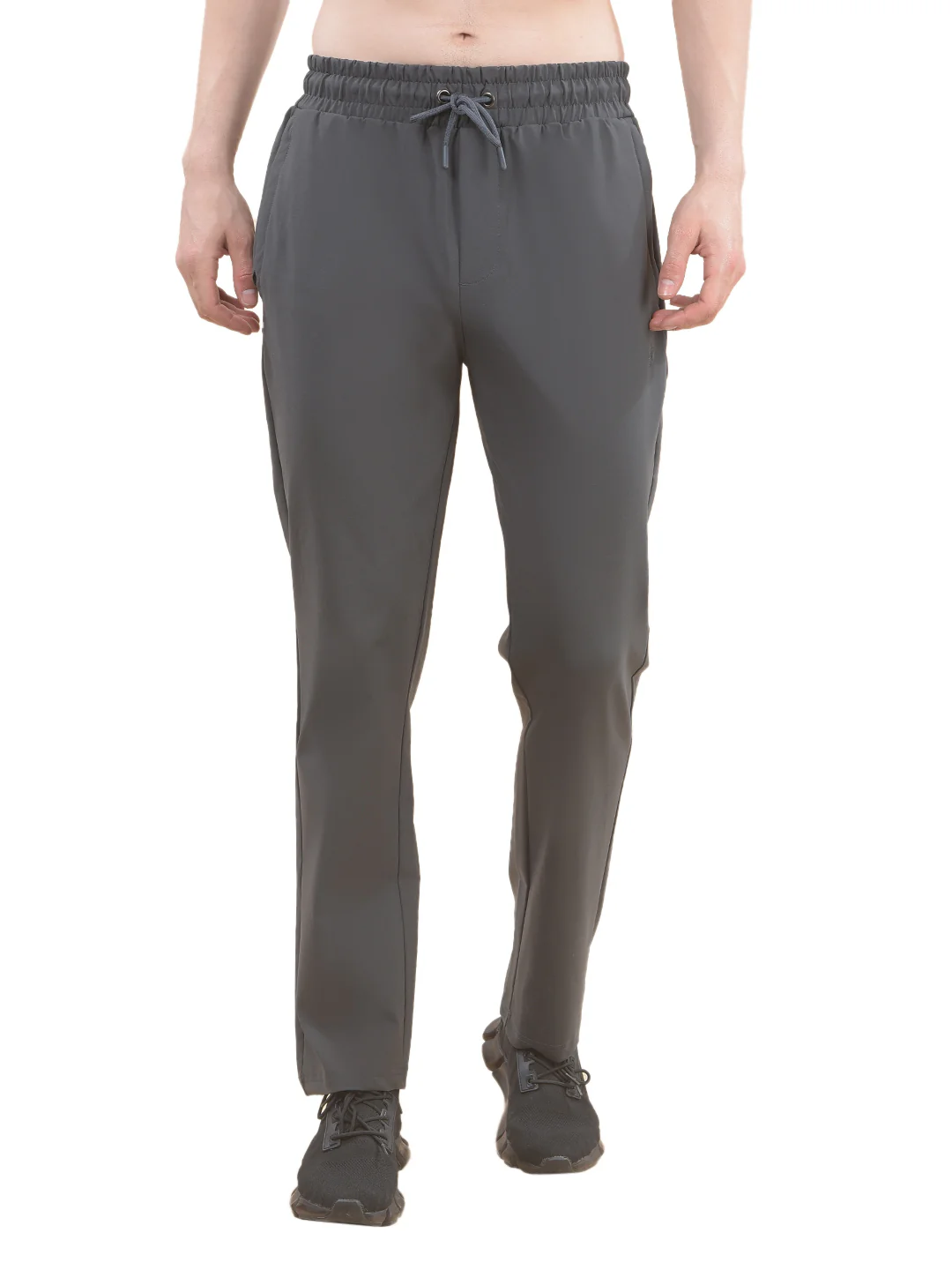 Track Pants for Men l Breathable & Soft with Color Fastness Regular Fit Polyester Solid Pattern Drawstring Closure - Image 8