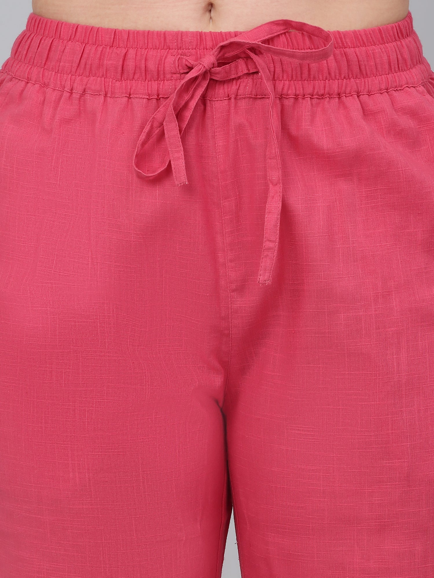 Women's Pink Embroidery Casual Co-Ord Set - Image 6